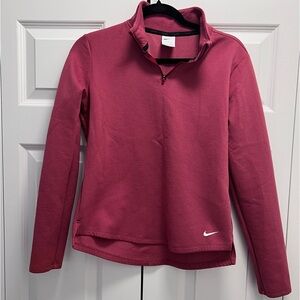Red Nike Therma-Fit Quarter Zip